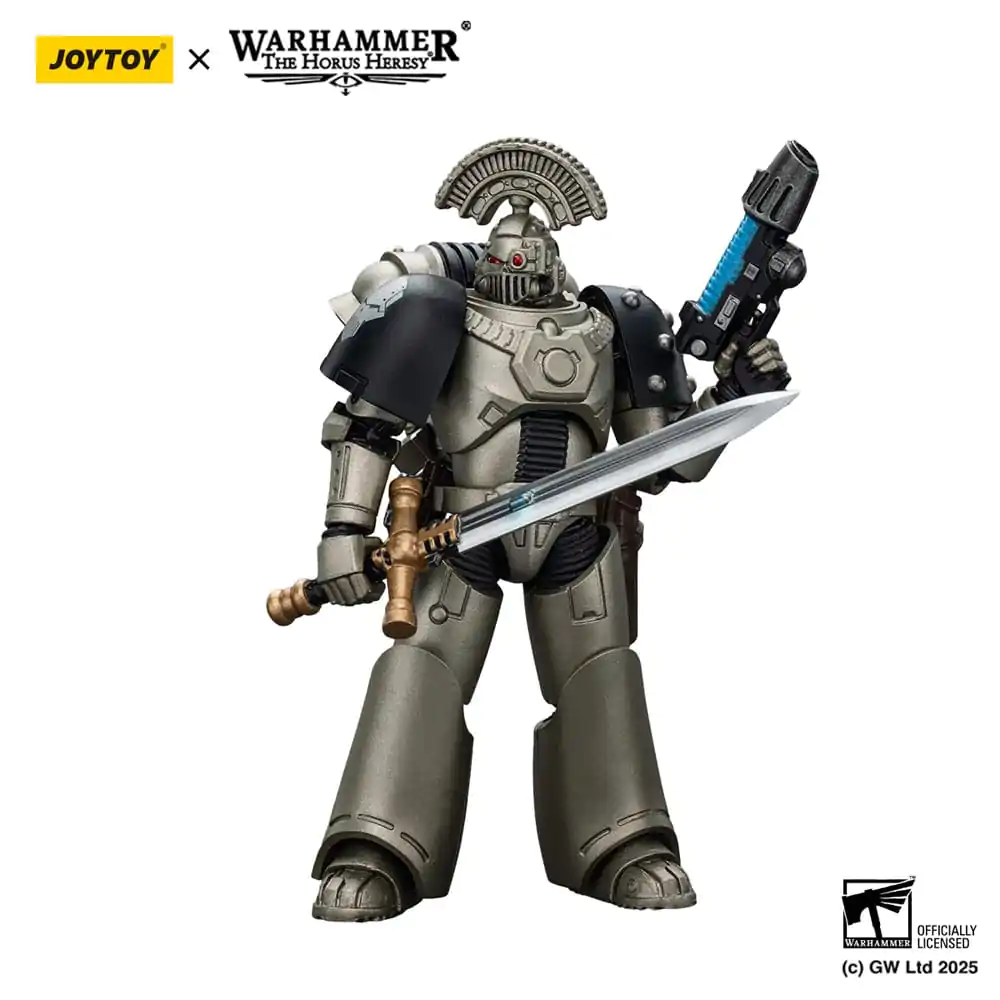 Warhammer The Horus Heresy Action Figure 1/18 lron Warriors MKVI Tactical Sergeant with Power Sword and Plasma Pistol 12 cm product photo