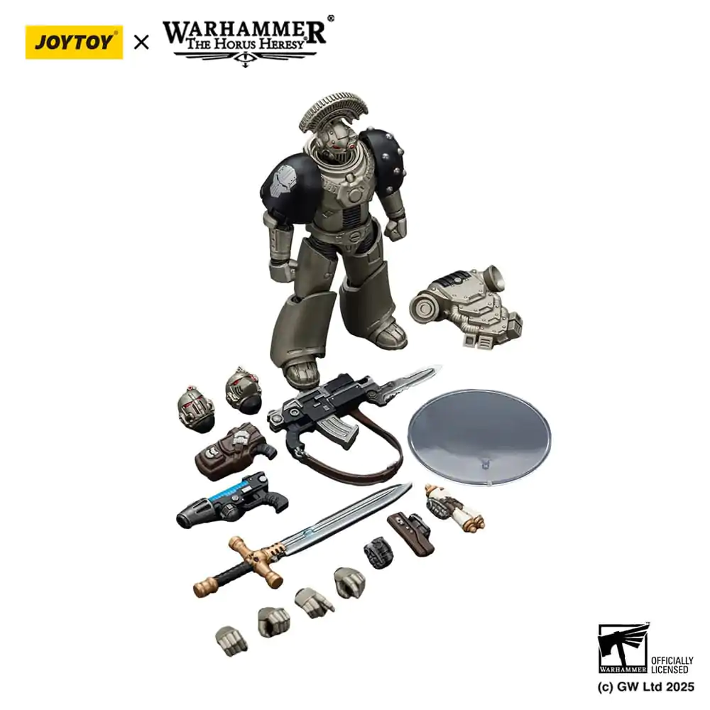 Warhammer The Horus Heresy Action Figure 1/18 lron Warriors MKVI Tactical Sergeant with Power Sword and Plasma Pistol 12 cm product photo