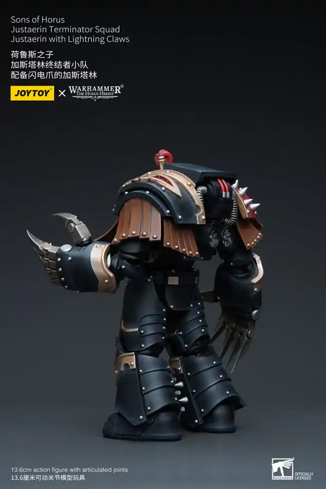 Warhammer The Horus Heresy Action Figure 1/18 Sons of Horus Justaerin Terminator Squad Justaerin with Lightning Claws 12 cm termékfotó