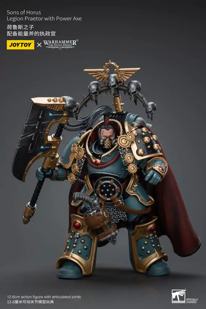 Warhammer The Horus Heresy Action Figure 1/18 Sons of Horus Legion Praetor with Power Axe 12 cm product photo
