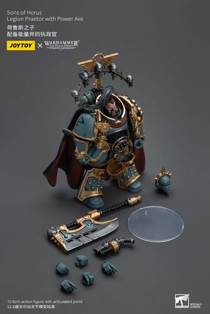 Warhammer The Horus Heresy Action Figure 1/18 Sons of Horus Legion Praetor with Power Axe 12 cm product photo
