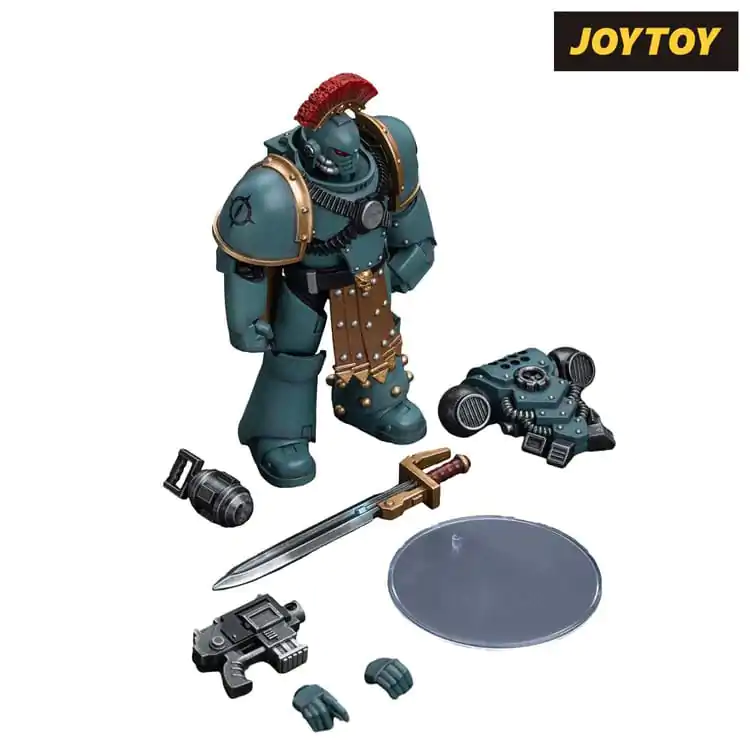 Warhammer The Horus Heresy Action Figure 1/18 Sons of Horus MKIV Tactical Squad Sergeant with Power Fist 12 cm termékfotó