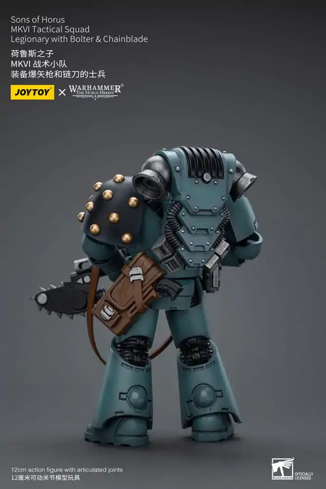 Warhammer The Horus Heresy Action Figure 1/18 Sons of Horus MKVI Tactical Squad Legionary with Bolter &amp; Chainblade 12 cm product photo