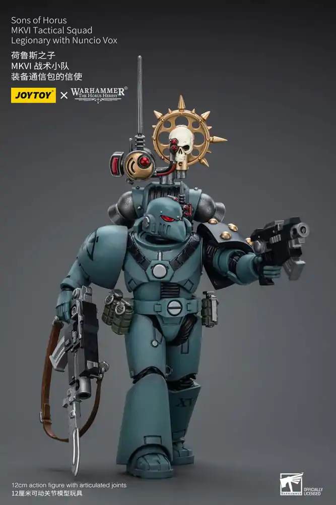 Warhammer The Horus Heresy Action Figure 1/18 Sons of Horus MKVITactical Squad Legionary with Nuncio Vox 12 cm product photo