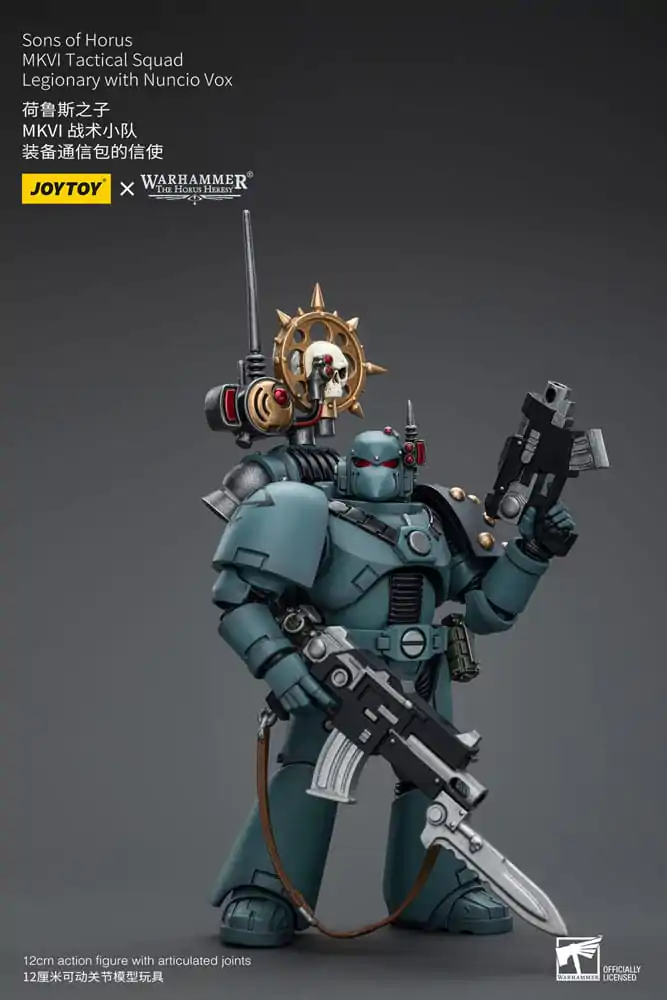 Warhammer The Horus Heresy Action Figure 1/18 Sons of Horus MKVITactical Squad Legionary with Nuncio Vox 12 cm product photo