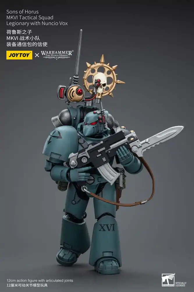 Warhammer The Horus Heresy Action Figure 1/18 Sons of Horus MKVITactical Squad Legionary with Nuncio Vox 12 cm product photo