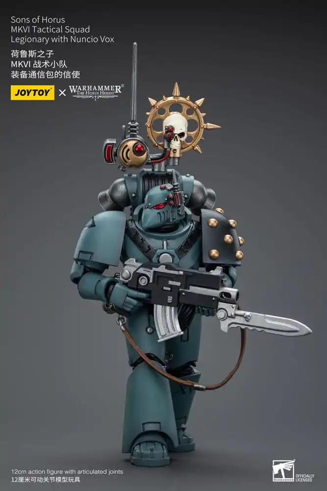 Warhammer The Horus Heresy Action Figure 1/18 Sons of Horus MKVITactical Squad Legionary with Nuncio Vox 12 cm product photo