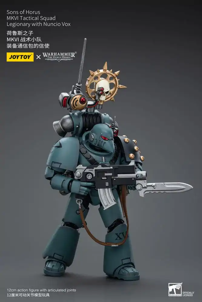 Warhammer The Horus Heresy Action Figure 1/18 Sons of Horus MKVITactical Squad Legionary with Nuncio Vox 12 cm product photo