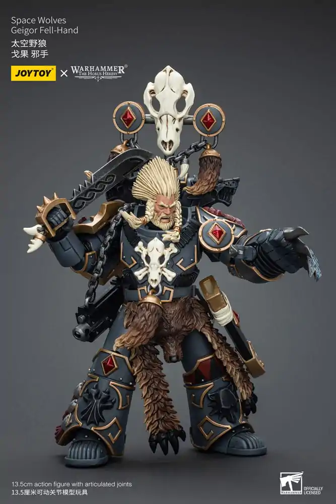 Warhammer The Horus Heresy Action Figure 1/18 Space Wolves Geigor Fell-Hand 12 cm product photo