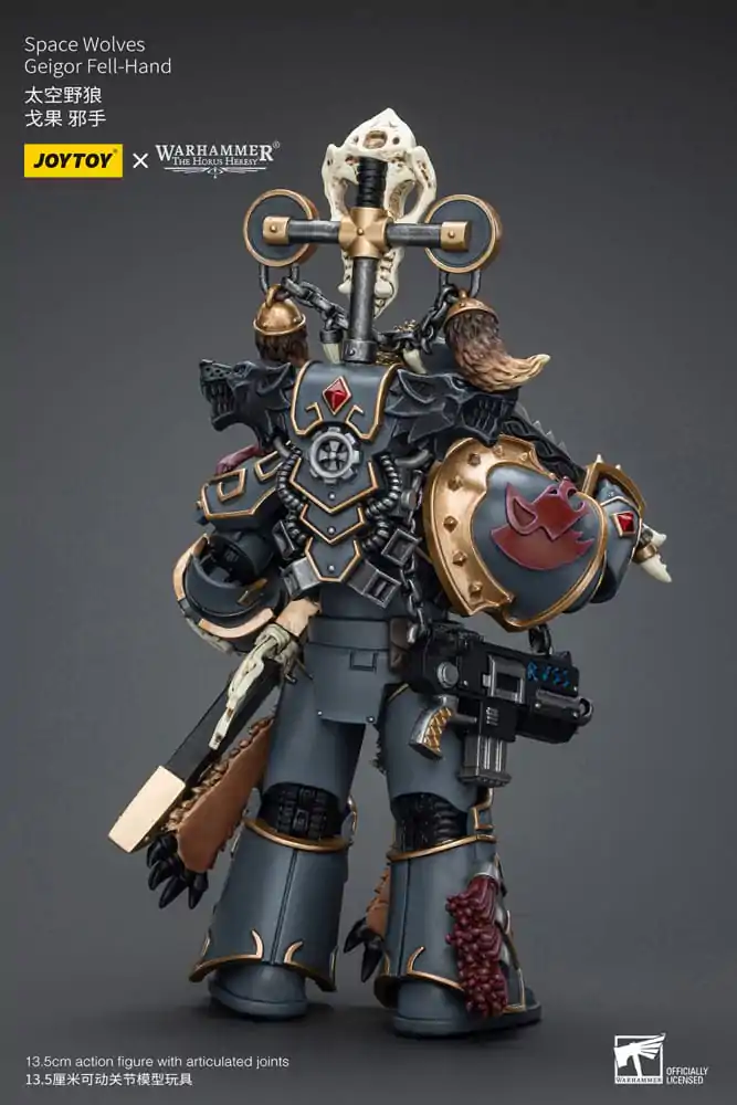 Warhammer The Horus Heresy Action Figure 1/18 Space Wolves Geigor Fell-Hand 12 cm product photo