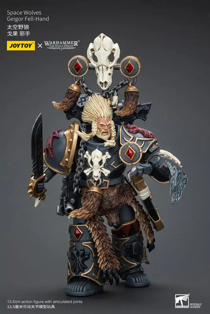 Warhammer The Horus Heresy Action Figure 1/18 Space Wolves Geigor Fell-Hand 12 cm product photo