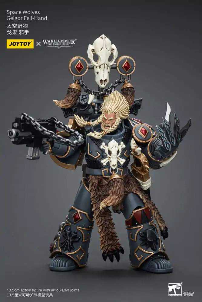 Warhammer The Horus Heresy Action Figure 1/18 Space Wolves Geigor Fell-Hand 12 cm product photo