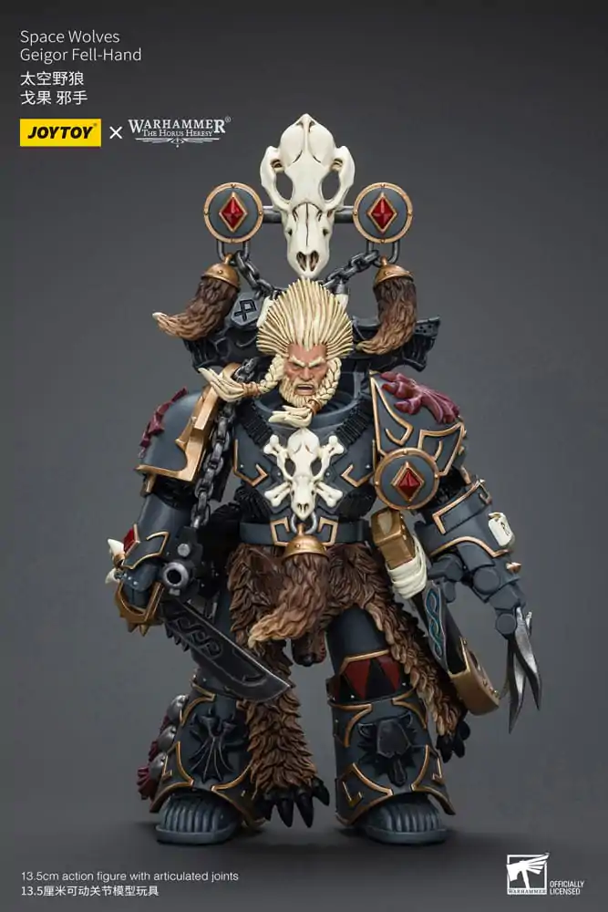 Warhammer The Horus Heresy Action Figure 1/18 Space Wolves Geigor Fell-Hand 12 cm product photo
