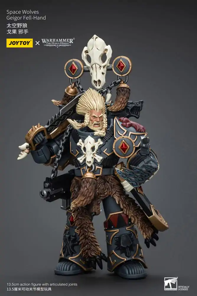 Warhammer The Horus Heresy Action Figure 1/18 Space Wolves Geigor Fell-Hand 12 cm product photo