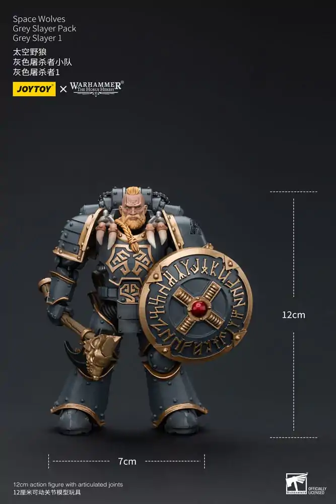 Warhammer The Horus Heresy Action Figure 1/18 Space Wolves Grey Slayer Pack Grey Slayer 1 12 cm termékfotó