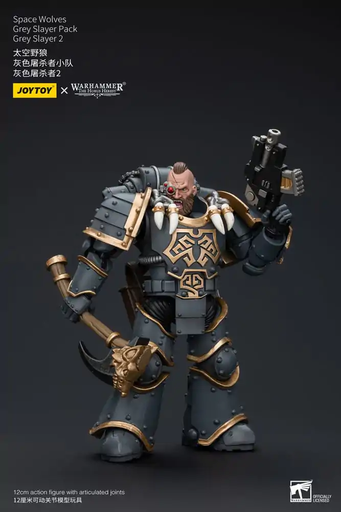 Warhammer The Horus Heresy Action Figure 1/18 Space Wolves Grey Slayer Pack Grey Slayer 2 12 cm termékfotó