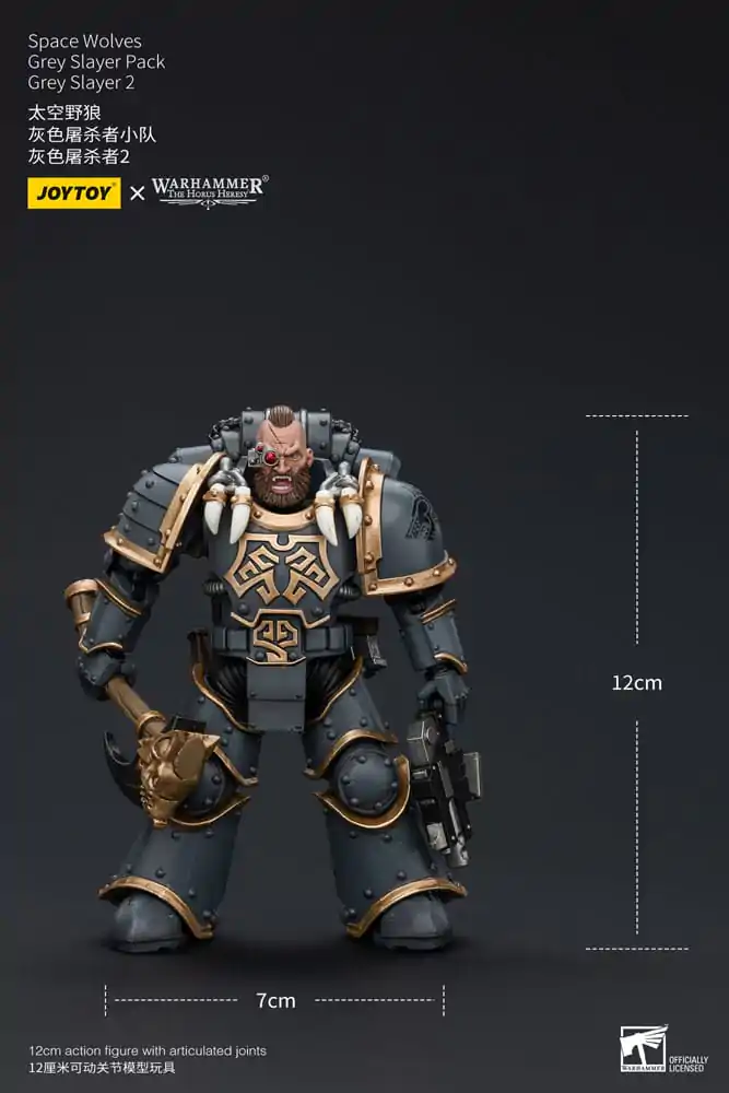 Warhammer The Horus Heresy Action Figure 1/18 Space Wolves Grey Slayer Pack Grey Slayer 2 12 cm termékfotó