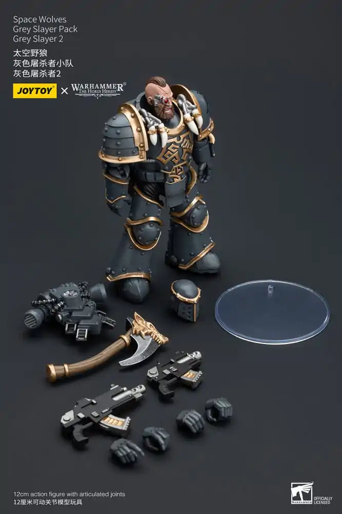 Warhammer The Horus Heresy Action Figure 1/18 Space Wolves Grey Slayer Pack Grey Slayer 2 12 cm termékfotó