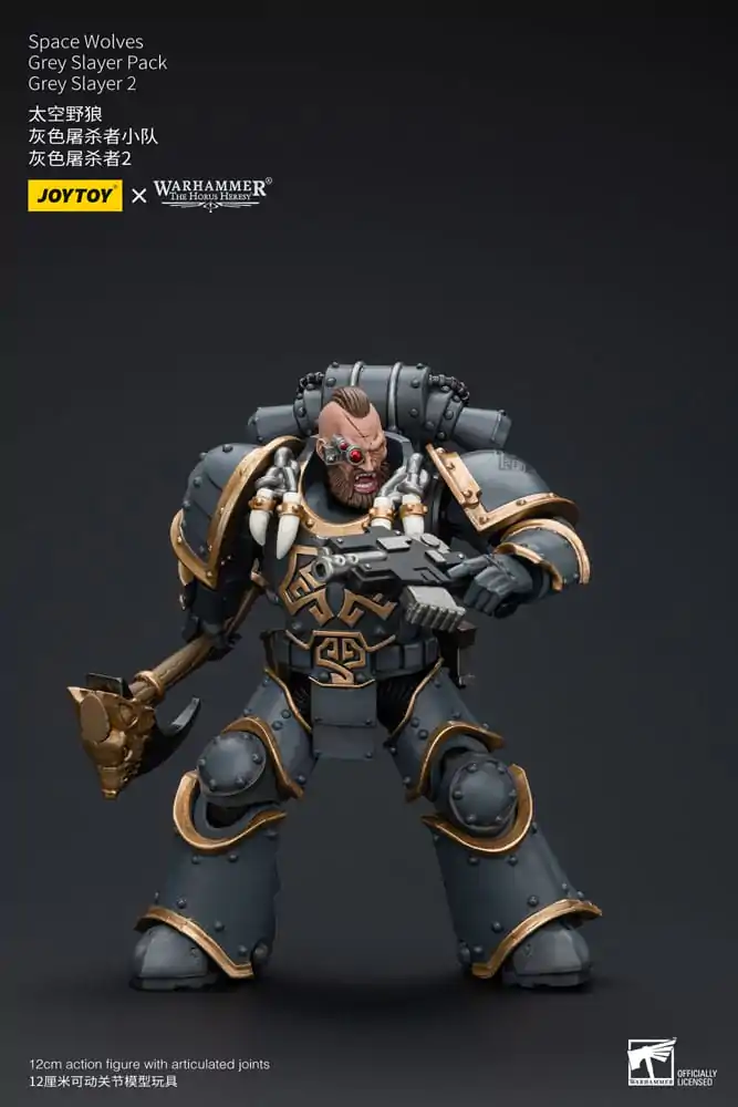 Warhammer The Horus Heresy Action Figure 1/18 Space Wolves Grey Slayer Pack Grey Slayer 2 12 cm termékfotó