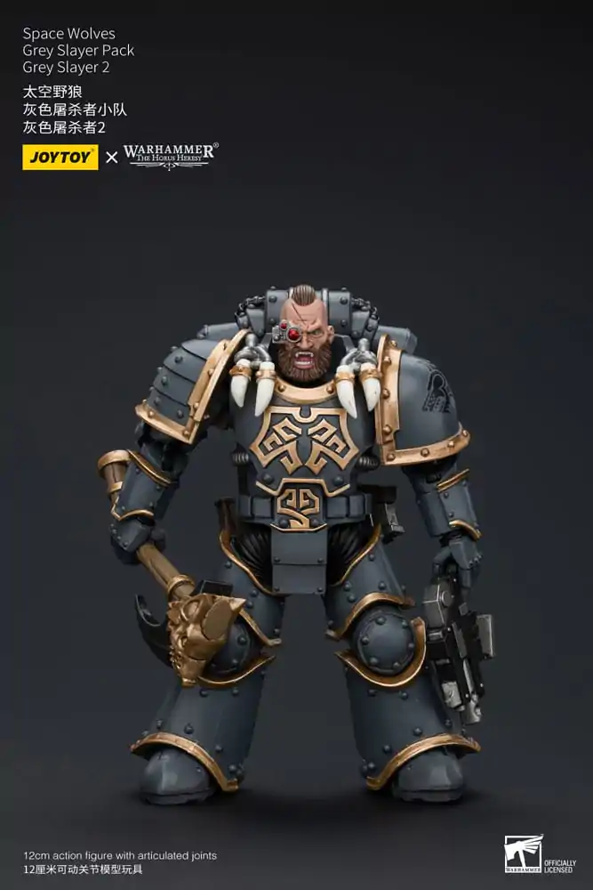 Warhammer The Horus Heresy Action Figure 1/18 Space Wolves Grey Slayer Pack Grey Slayer 2 12 cm termékfotó