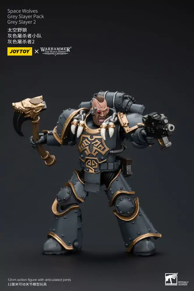 Warhammer The Horus Heresy Action Figure 1/18 Space Wolves Grey Slayer Pack Grey Slayer 2 12 cm termékfotó