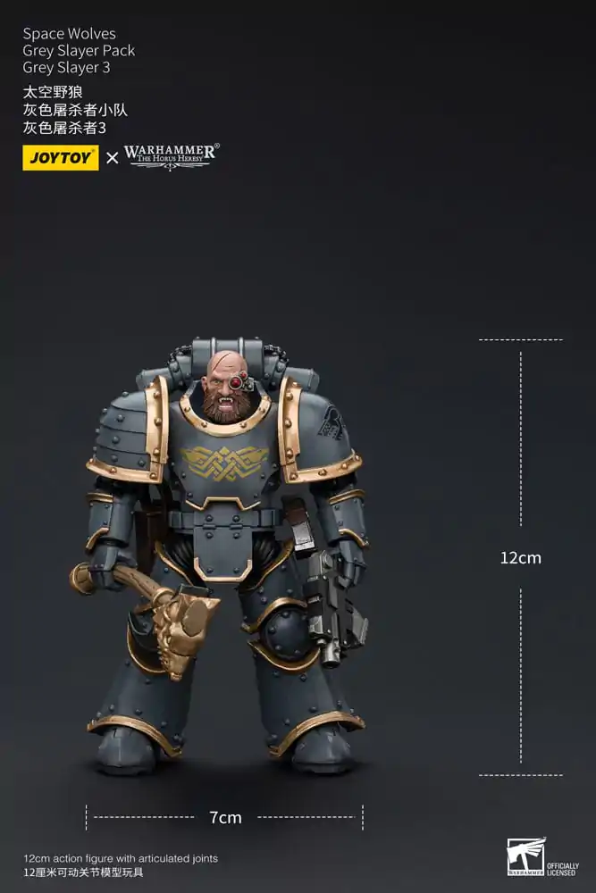 Warhammer The Horus Heresy Action Figure 1/18 Space Wolves Grey Slayer Pack Grey Slayer 3 12 cm termékfotó