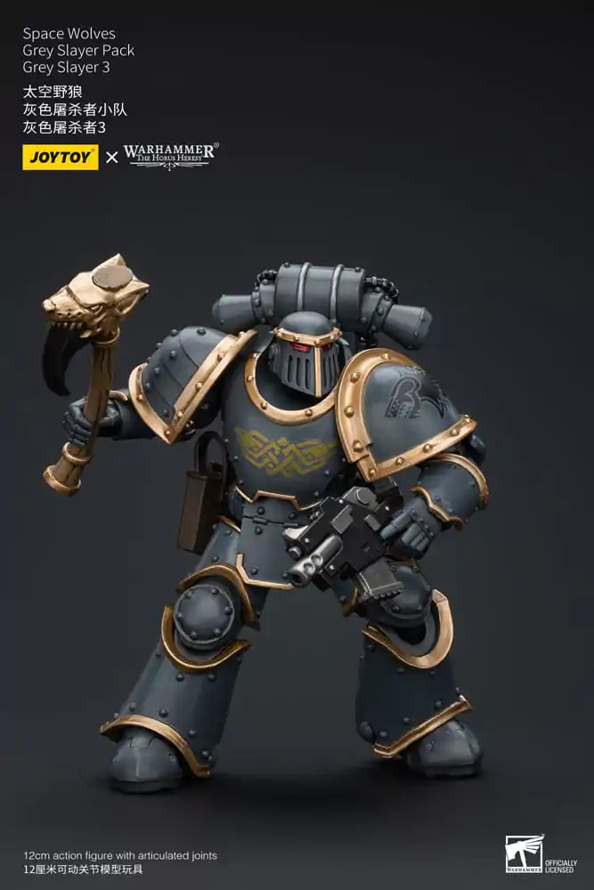 Warhammer The Horus Heresy Action Figure 1/18 Space Wolves Grey Slayer Pack Grey Slayer 3 12 cm termékfotó