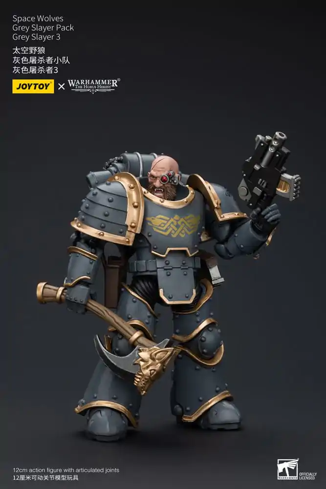 Warhammer The Horus Heresy Action Figure 1/18 Space Wolves Grey Slayer Pack Grey Slayer 3 12 cm termékfotó