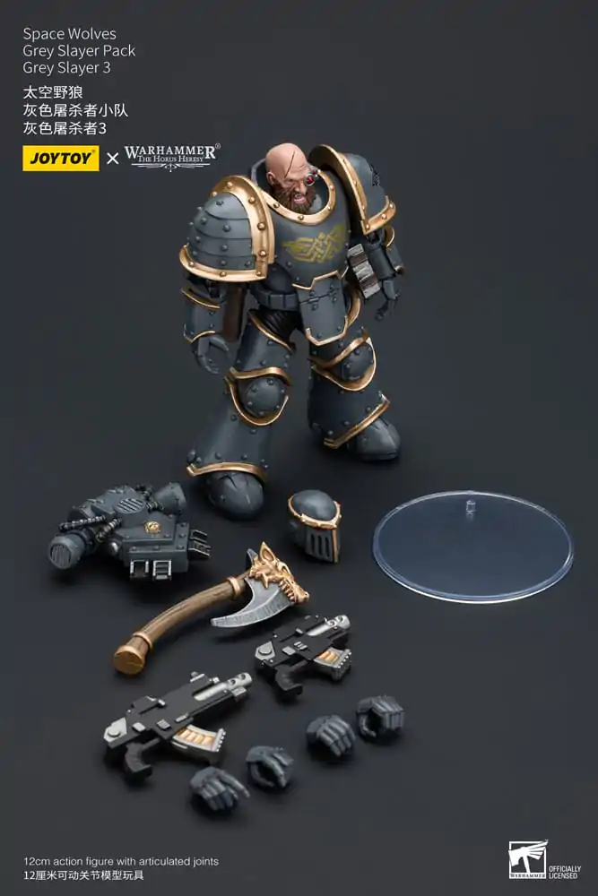 Warhammer The Horus Heresy Action Figure 1/18 Space Wolves Grey Slayer Pack Grey Slayer 3 12 cm termékfotó