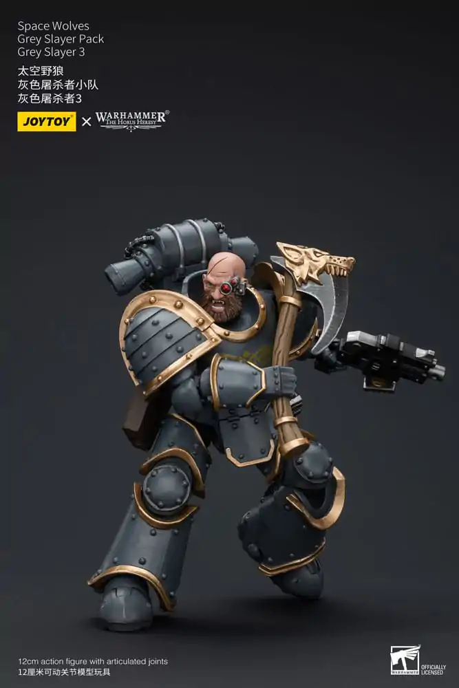 Warhammer The Horus Heresy Action Figure 1/18 Space Wolves Grey Slayer Pack Grey Slayer 3 12 cm termékfotó