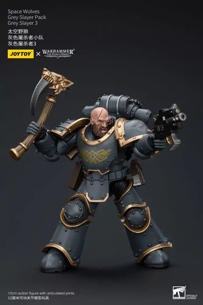 Warhammer The Horus Heresy Action Figure 1/18 Space Wolves Grey Slayer Pack Grey Slayer 3 12 cm termékfotó