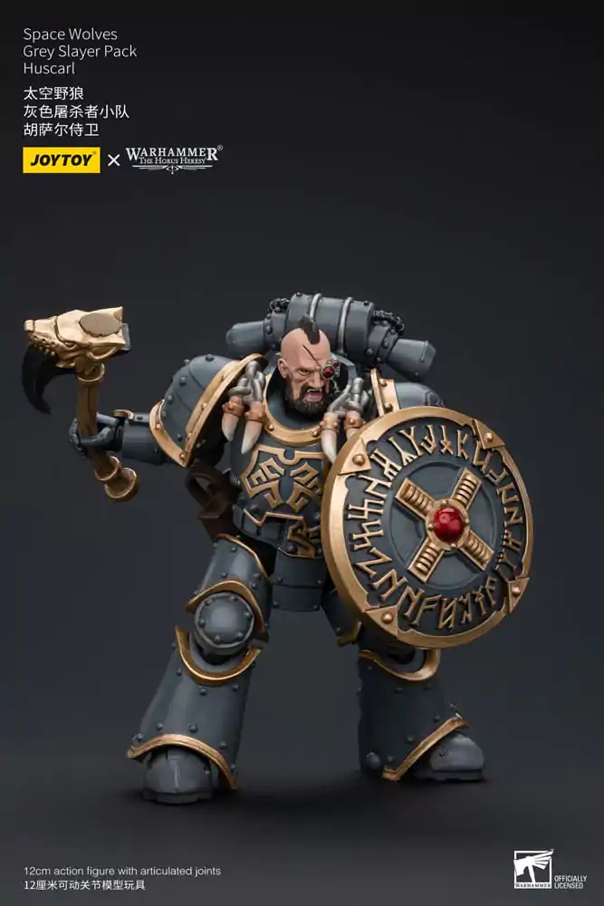 Warhammer The Horus Heresy Action Figure 1/18 Space Wolves Grey Slayer Pack Huscarl 12 cm termékfotó