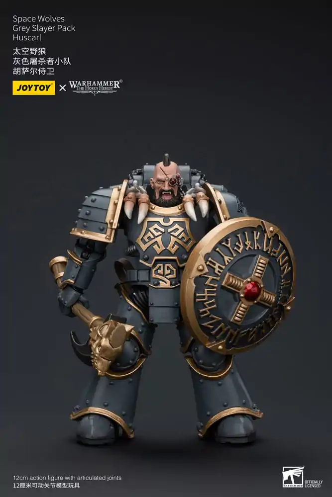 Warhammer The Horus Heresy Action Figure 1/18 Space Wolves Grey Slayer Pack Huscarl 12 cm termékfotó