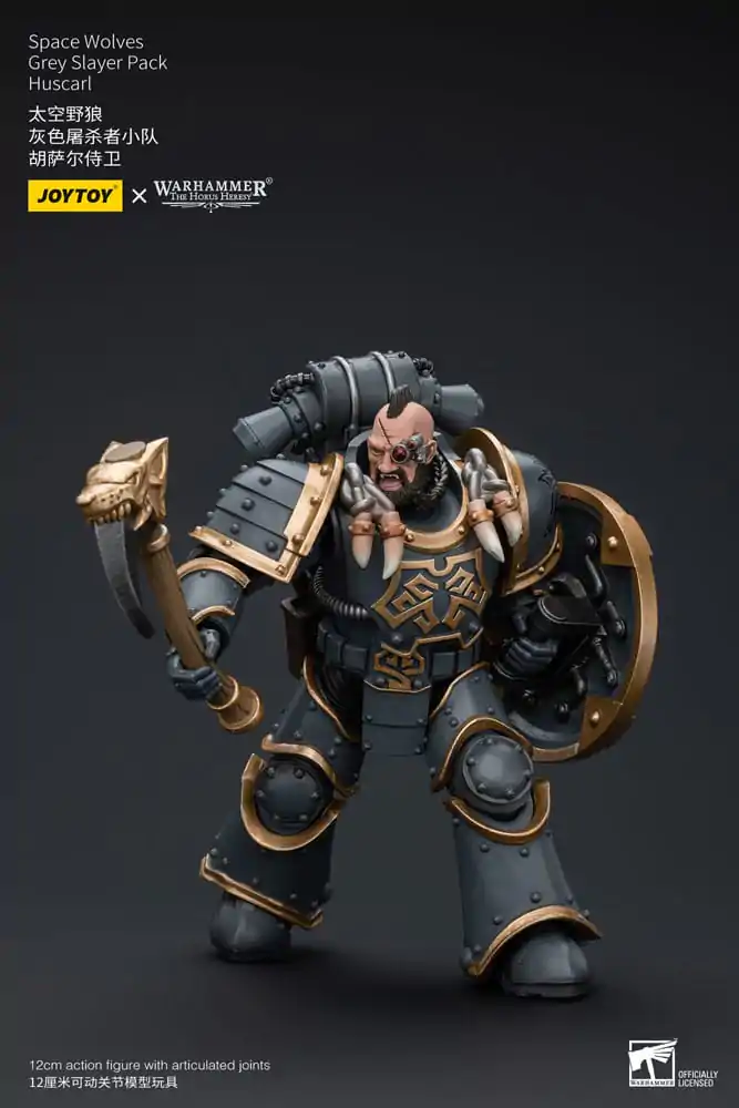 Warhammer The Horus Heresy Action Figure 1/18 Space Wolves Grey Slayer Pack Huscarl 12 cm termékfotó