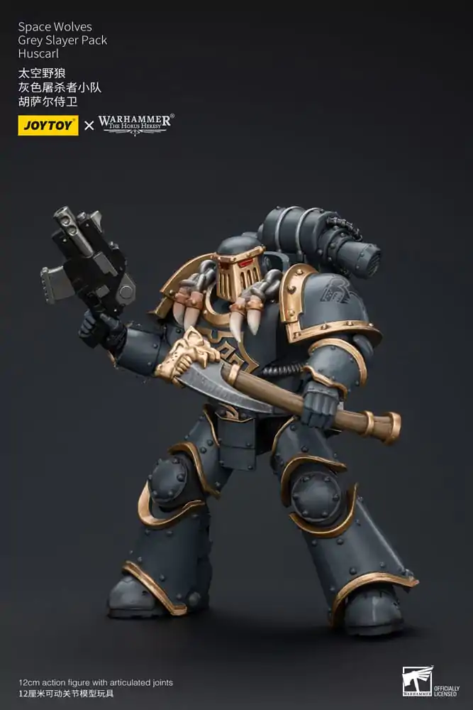 Warhammer The Horus Heresy Action Figure 1/18 Space Wolves Grey Slayer Pack Huscarl 12 cm termékfotó