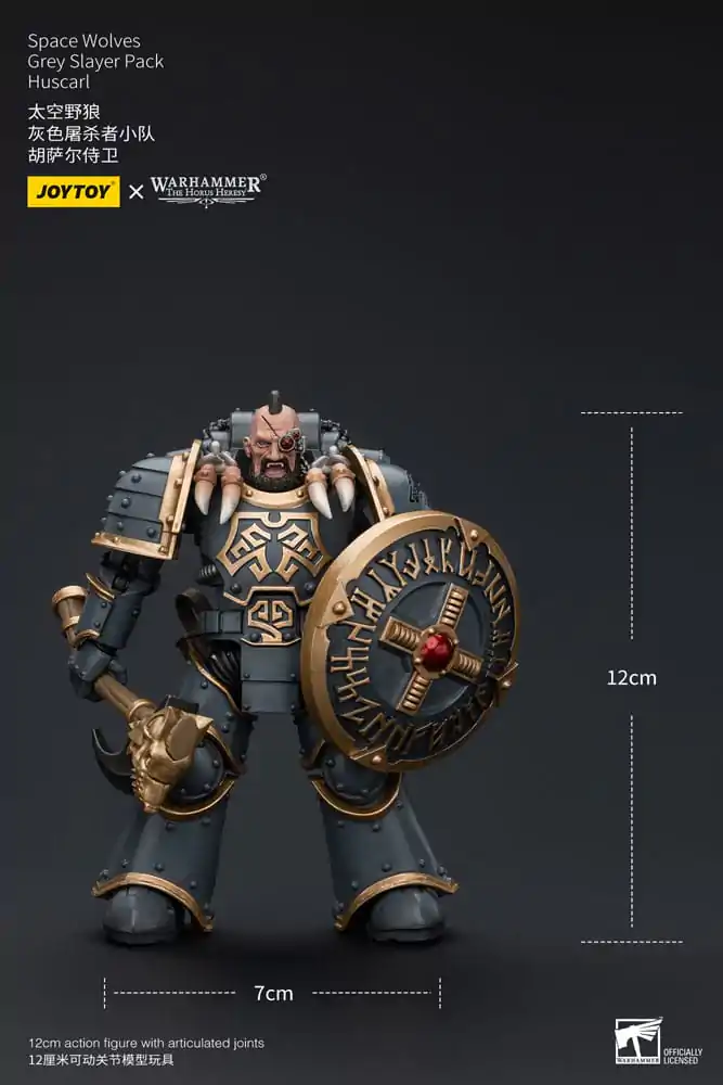 Warhammer The Horus Heresy Action Figure 1/18 Space Wolves Grey Slayer Pack Huscarl 12 cm termékfotó