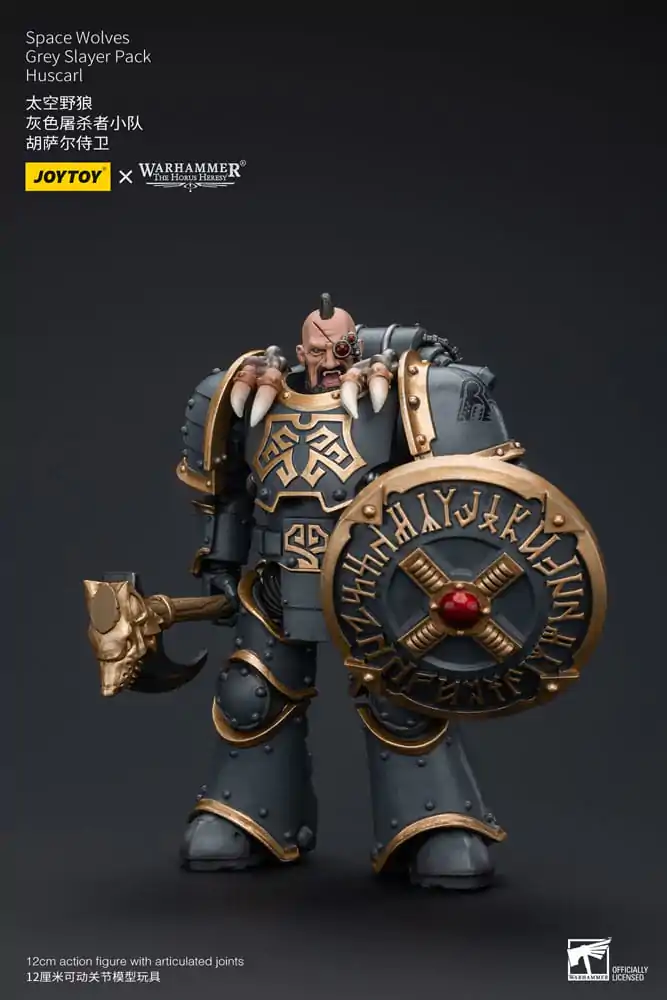 Warhammer The Horus Heresy Action Figure 1/18 Space Wolves Grey Slayer Pack Huscarl 12 cm termékfotó