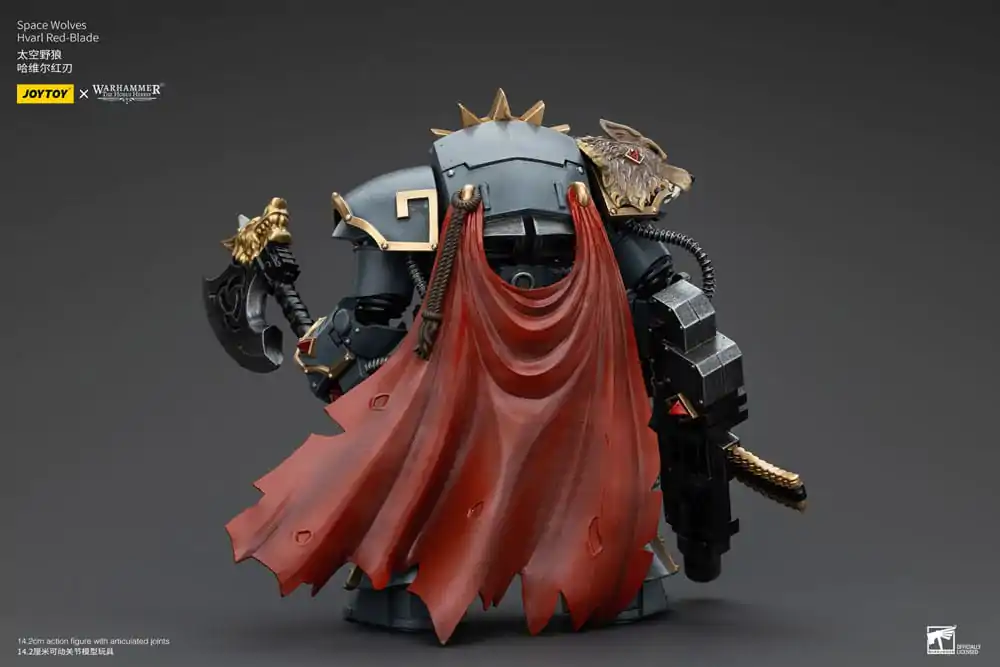 Warhammer The Horus Heresy Action Figure 1/18 Space Wolves Hvarl Red-Blade 14 cm termékfotó