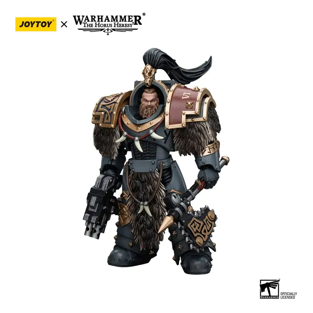 Warhammer The Horus Heresy Action Figure 1/18 Space Wolves Varagyr Wolf Guard Squad Varagyr Terminator 4 12 cm termékfotó