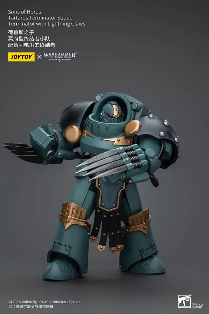 Warhammer The Horus Heresy Action Figure 1/18 Tartaros Terminator Squad Terminator With Lightning Claws 12 cm termékfotó