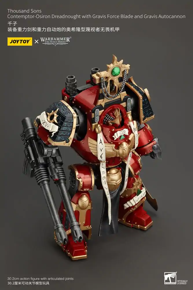 Warhammer The Horus Heresy Action Figure 1/18 Thousand Sons Contemptor-Osiron Dreadnought with Gravis Force Blade And Gravis Autocannon 30 cm termékfotó