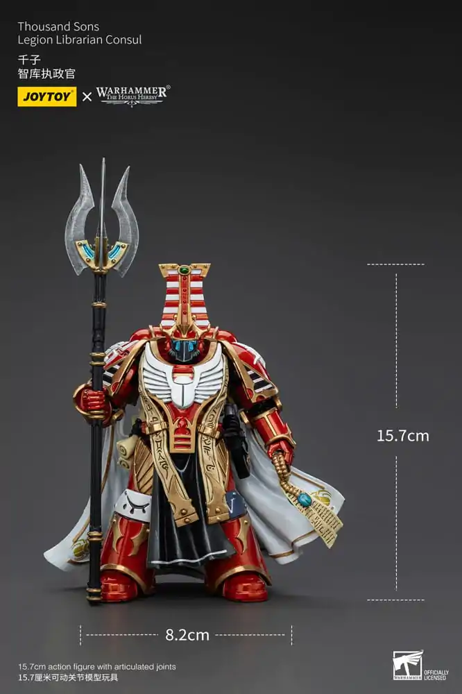 Warhammer The Horus Heresy Action Figure 1/18 Thousand Sons Legion Librarian Consut 16 cm termékfotó