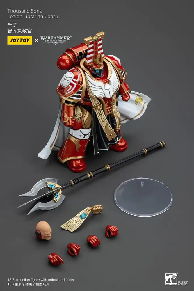 Warhammer The Horus Heresy Action Figure 1/18 Thousand Sons Legion Librarian Consut 16 cm termékfotó