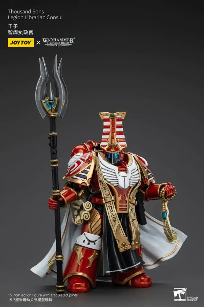 Warhammer The Horus Heresy Action Figure 1/18 Thousand Sons Legion Librarian Consut 16 cm termékfotó