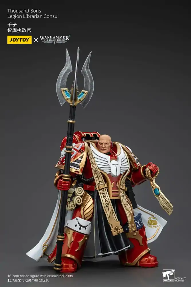 Warhammer The Horus Heresy Action Figure 1/18 Thousand Sons Legion Librarian Consut 16 cm termékfotó