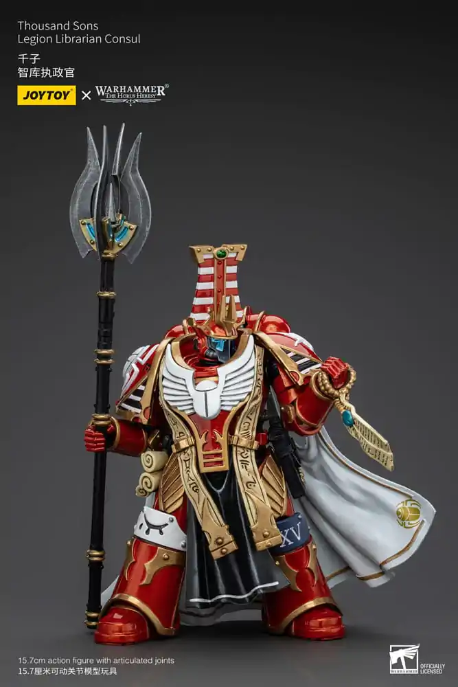 Warhammer The Horus Heresy Action Figure 1/18 Thousand Sons Legion Librarian Consut 16 cm termékfotó