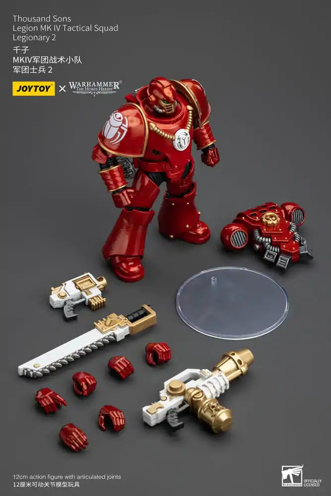 Warhammer The Horus Heresy Action Figure 1/18 Thousand Sons Legion MK IV Tactical Squad Legionary 2 12 cm termékfotó