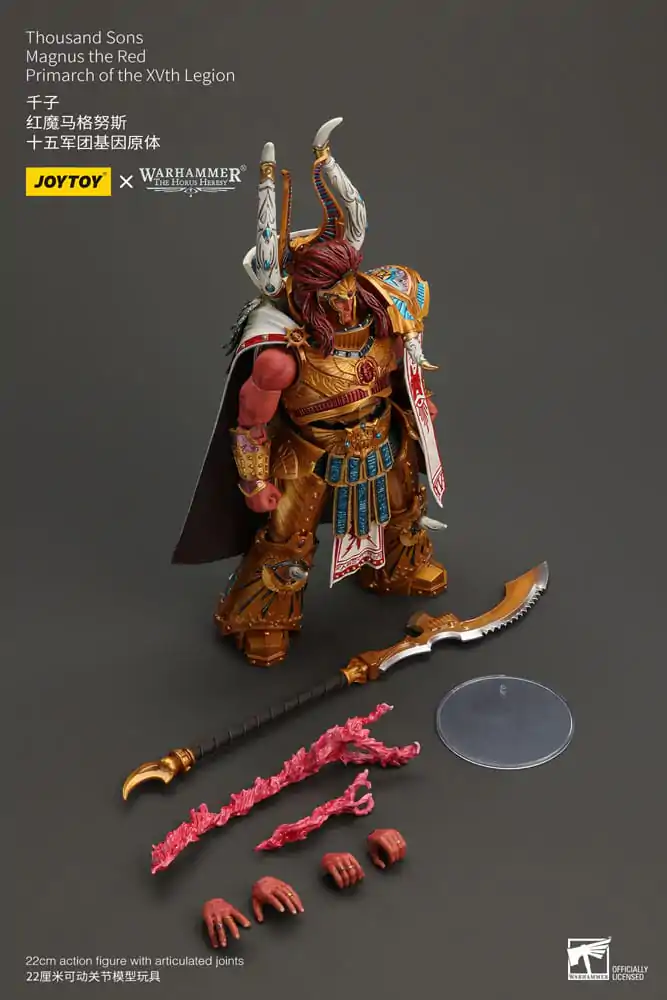 Warhammer The Horus Heresy Action Figure 1/18 Thousand sons Magnus the Red Primarch of the XVth Legion 12 cm termékfotó