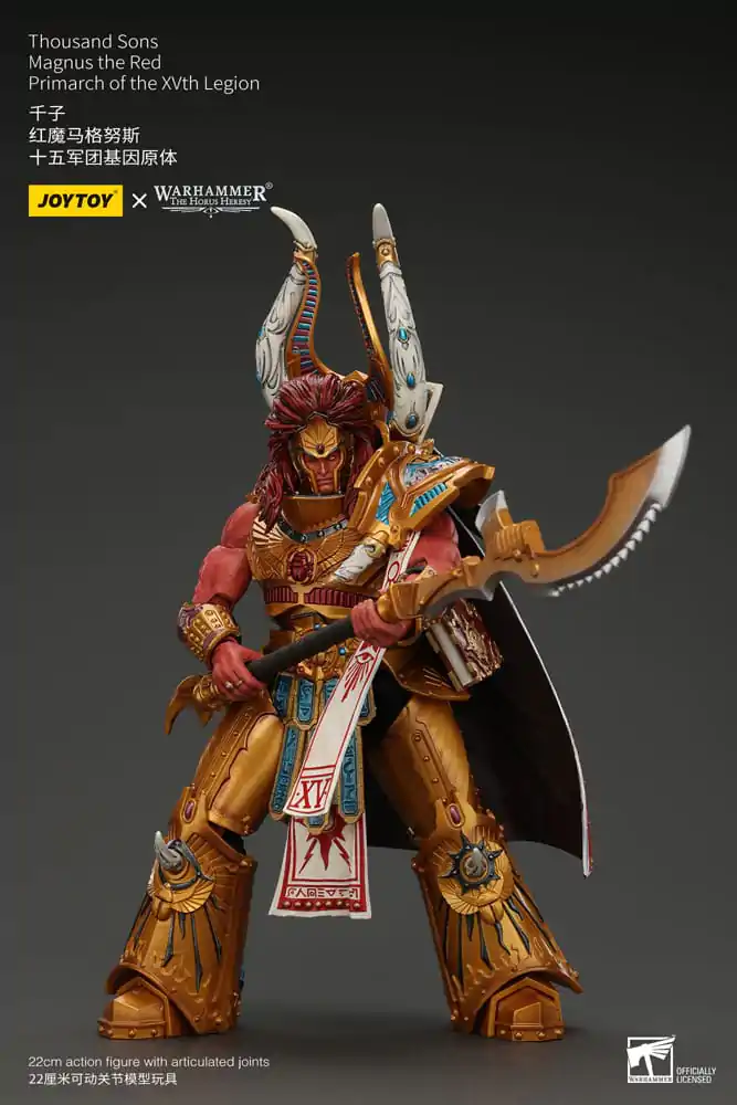 Warhammer The Horus Heresy Action Figure 1/18 Thousand sons Magnus the Red Primarch of the XVth Legion 12 cm termékfotó