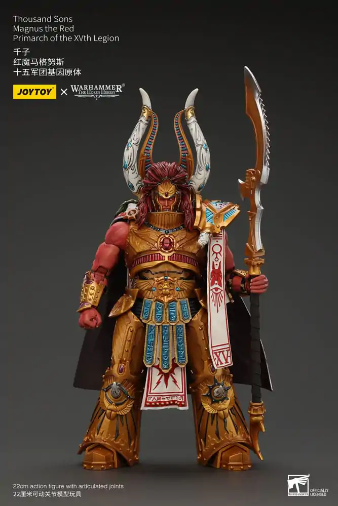 Warhammer The Horus Heresy Action Figure 1/18 Thousand sons Magnus the Red Primarch of the XVth Legion 12 cm termékfotó